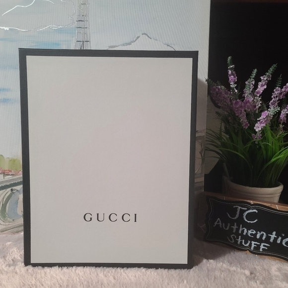 GUCCI Stripe Ace High Top miro soft leather Mens shoes white/multicolor size 10 - Picture 15 of 15